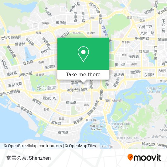 奈雪の茶 map