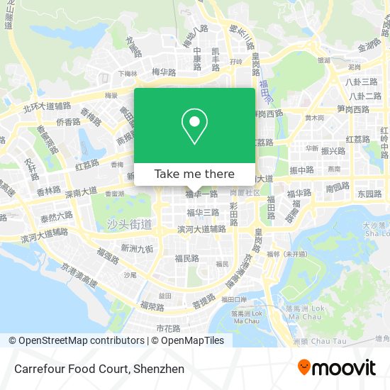 Carrefour Food Court map
