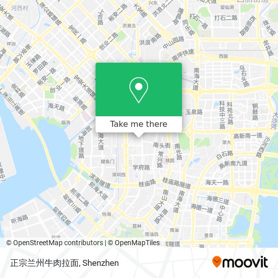 正宗兰州牛肉拉面 map