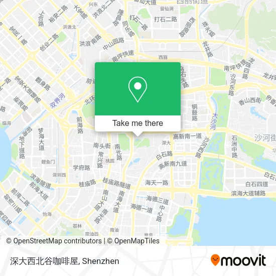深大西北谷咖啡屋 map