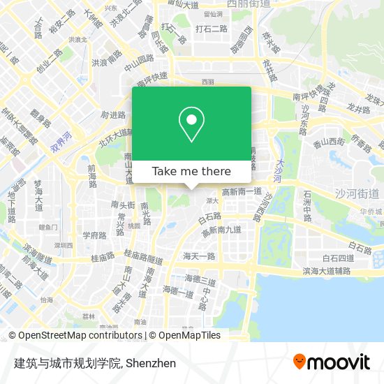 建筑与城市规划学院 map