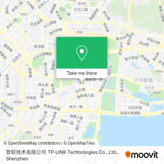 普联技术有限公司 TP-LINK Technologies Co., Ltd. map