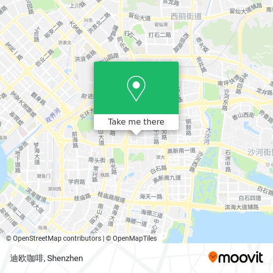 迪欧咖啡 map