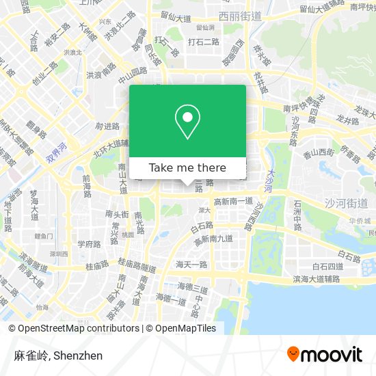 麻雀岭 map