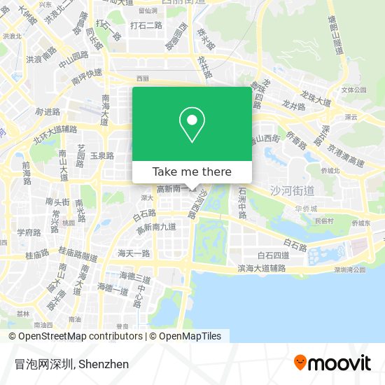 冒泡网深圳 map