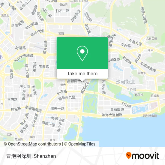冒泡网深圳 map