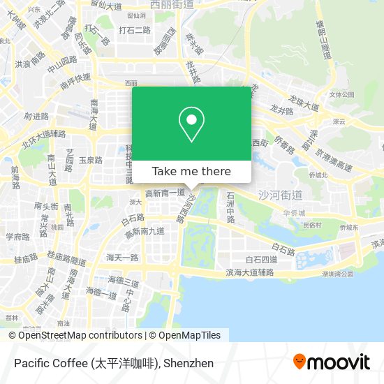 Pacific Coffee (太平洋咖啡) map