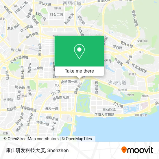康佳研发科技大厦 map