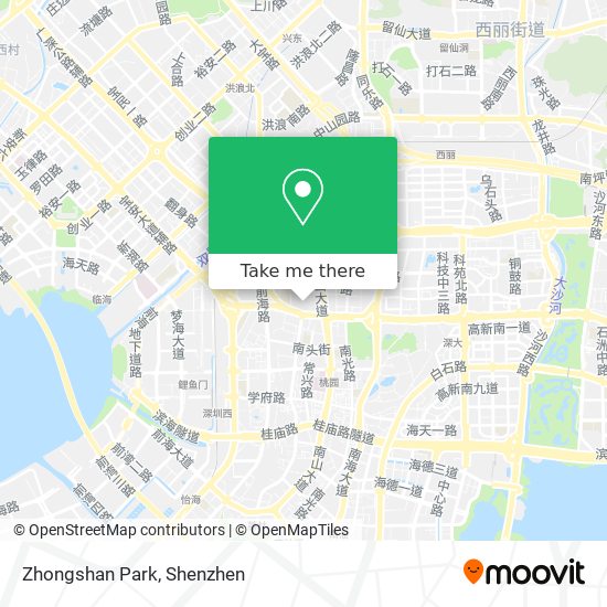 Zhongshan Park map