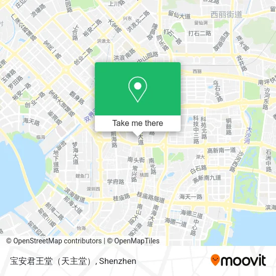 宝安君王堂（天主堂） map