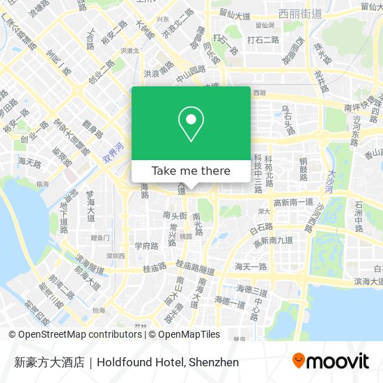新豪方大酒店｜Holdfound Hotel map