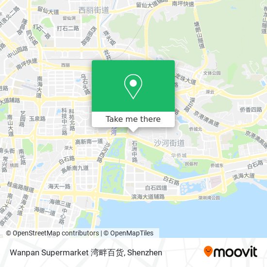 Wanpan Supermarket 湾畔百货 map