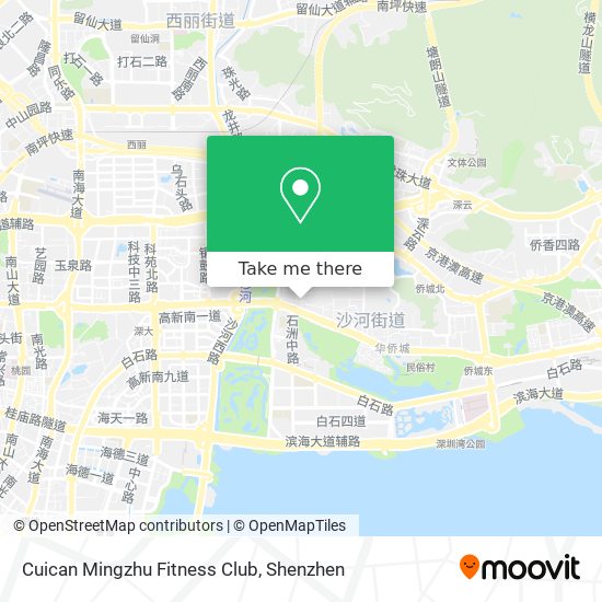 Cuican Mingzhu Fitness Club map