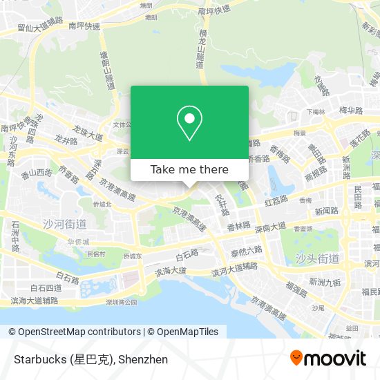 Starbucks (星巴克) map