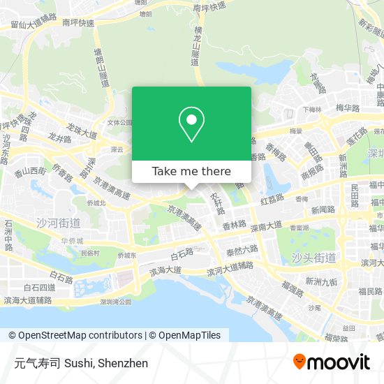 元气寿司 Sushi map