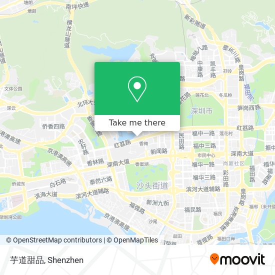 芋道甜品 map