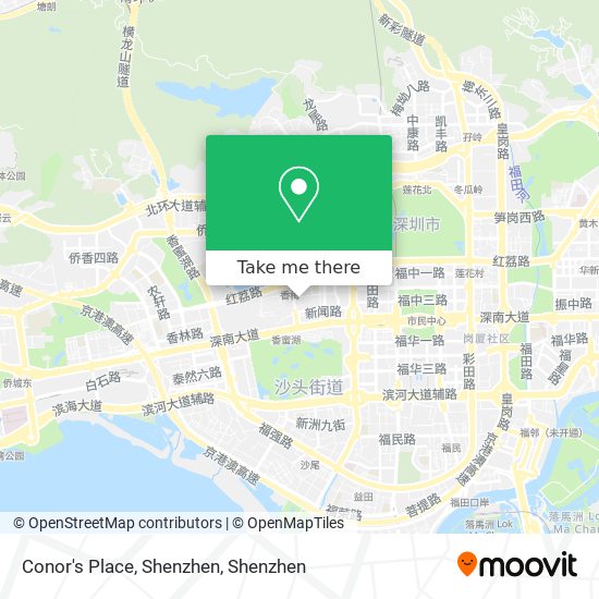 Conor's Place, Shenzhen map