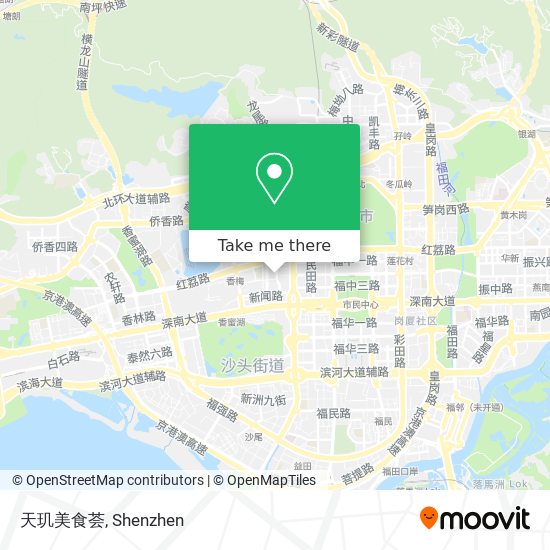 天玑美食荟 map