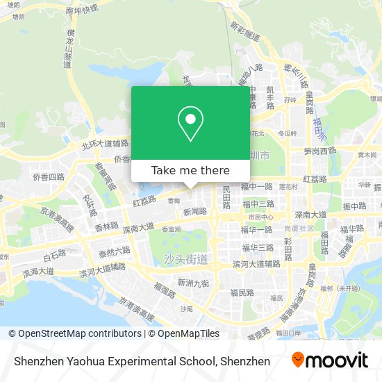 Shenzhen Yaohua Experimental School map