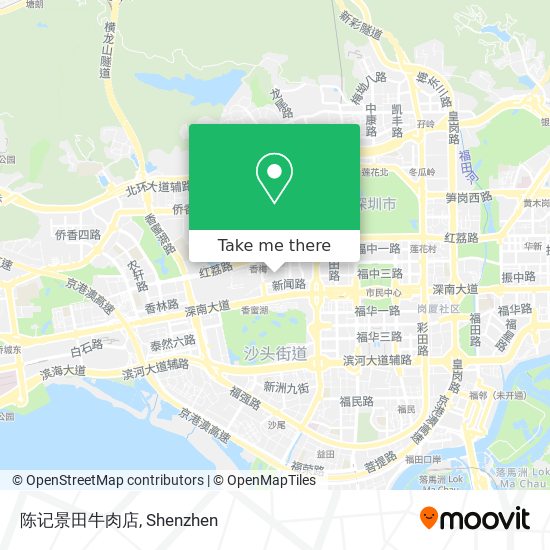 陈记景田牛肉店 map