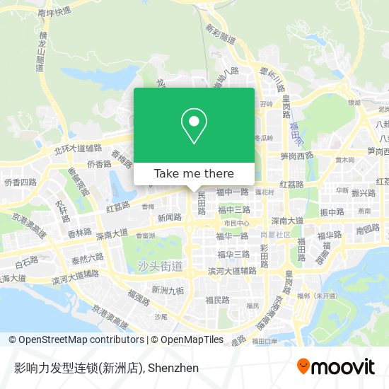 影响力发型连锁(新洲店) map