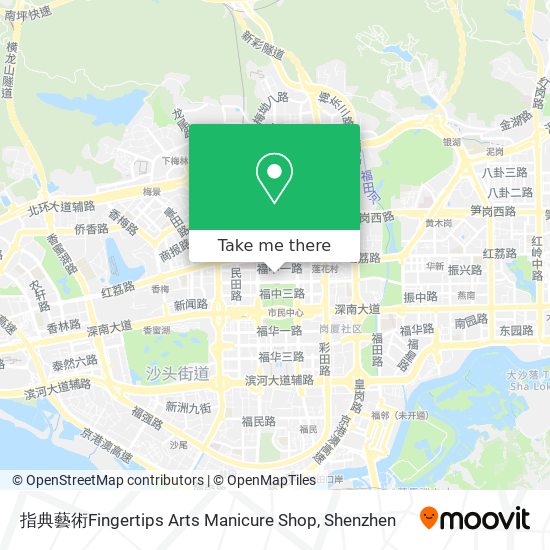 指典藝術Fingertips Arts Manicure Shop map