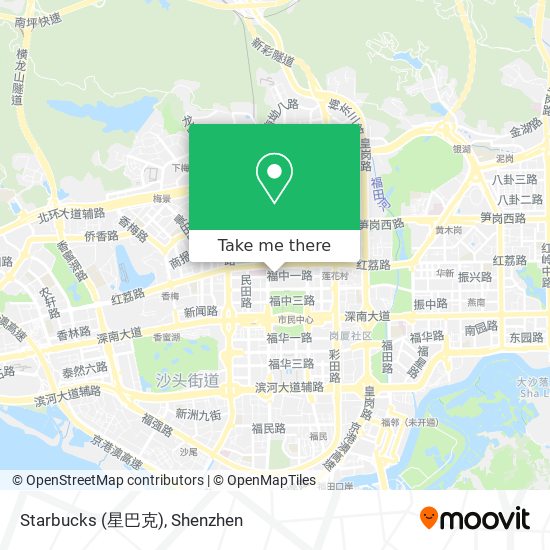 Starbucks (星巴克) map