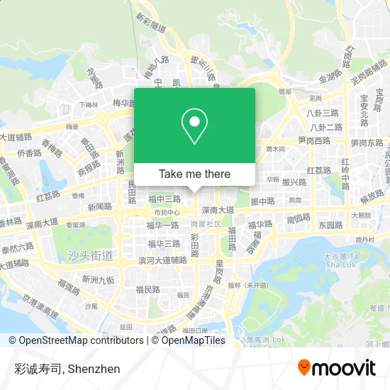 彩诚寿司 map