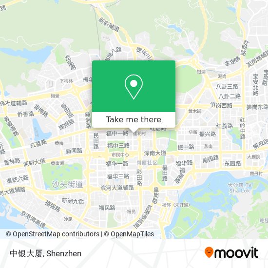 中银大厦 map