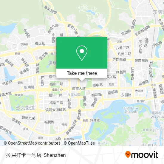 拉屎打卡一号店 map
