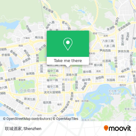 联城酒家 map