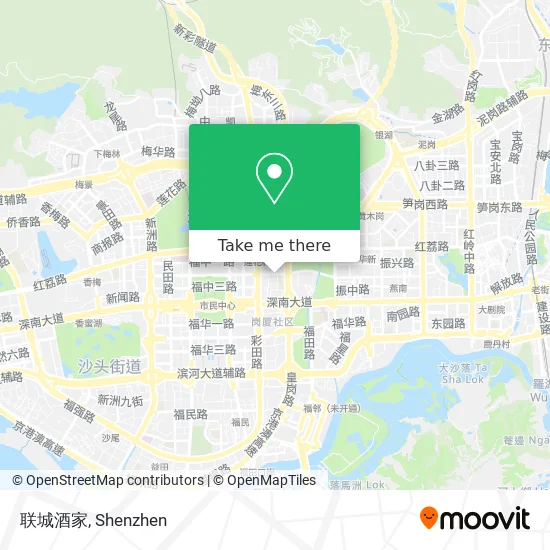 联城酒家 map
