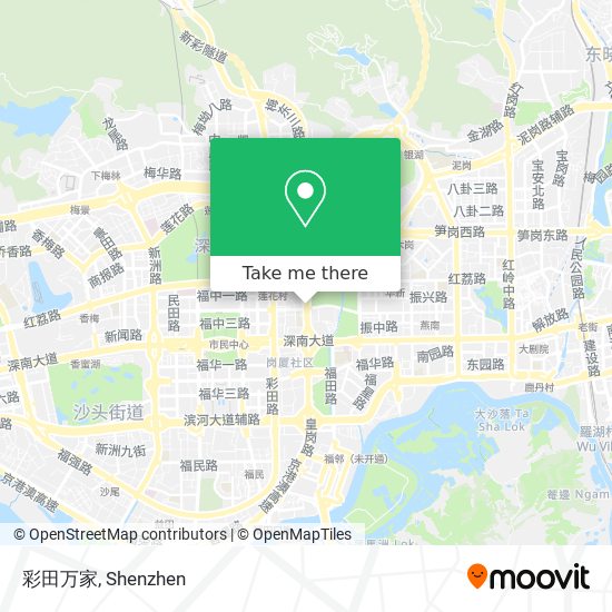 彩田万家 map