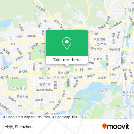 长春 map