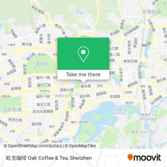 欧克咖啡 Oak Coffee & Tea map