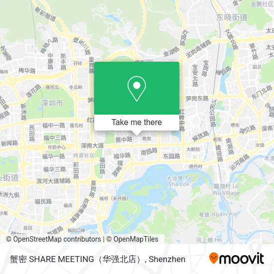 蟹密 SHARE MEETING（华强北店） map