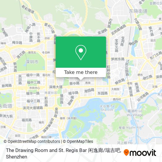 The Drawing Room and St. Regis Bar 闲逸廊 / 瑞吉吧 map
