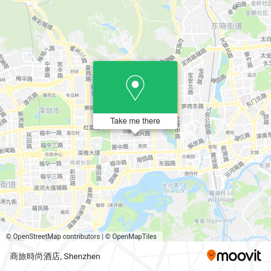 商旅時尚酒店 map