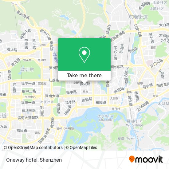 Oneway hotel map