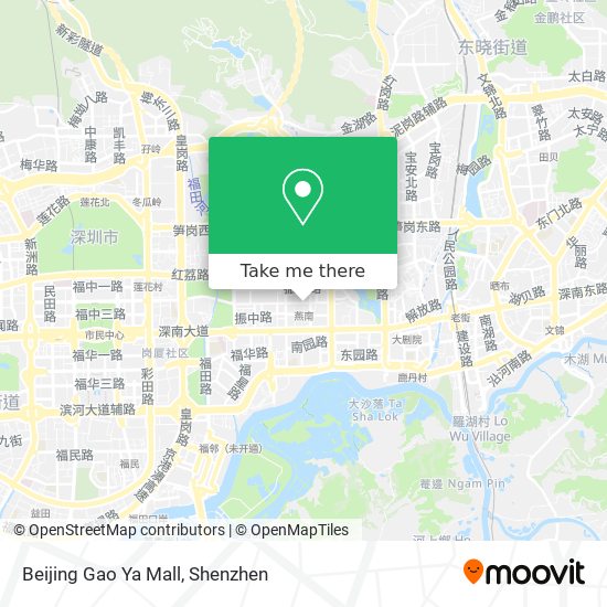 Beijing Gao Ya Mall map