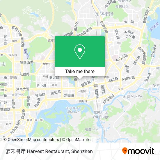 嘉禾餐厅 Harvest Restaurant map