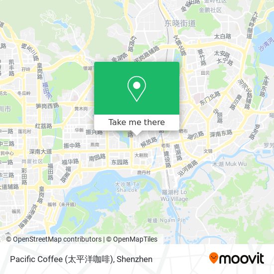 Pacific Coffee (太平洋咖啡) map