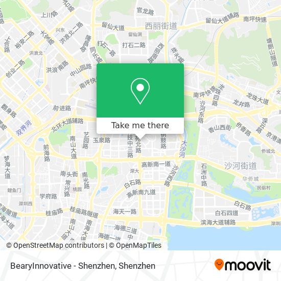 BearyInnovative - Shenzhen map