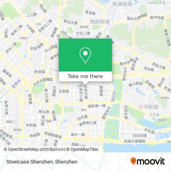 Steelcase Shenzhen map