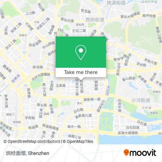 圳经面馆 map
