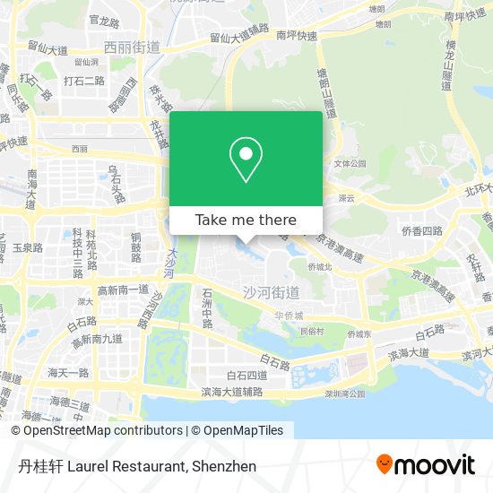 丹桂轩 Laurel Restaurant map