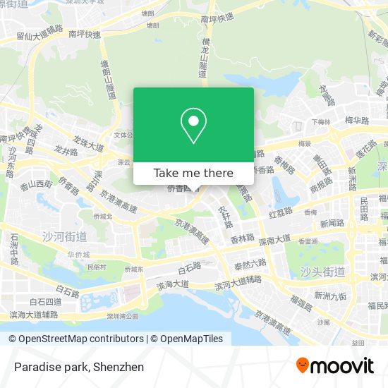 Paradise park map