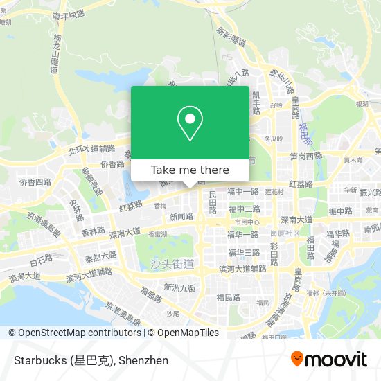 Starbucks (星巴克) map