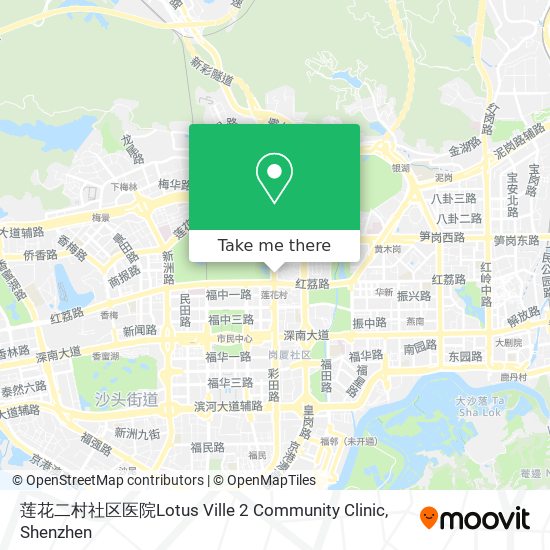 莲花二村社区医院Lotus Ville 2 Community Clinic map