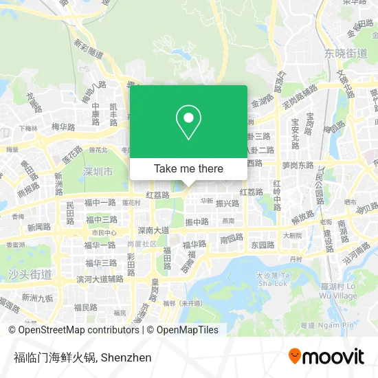 福临门海鲜火锅 map